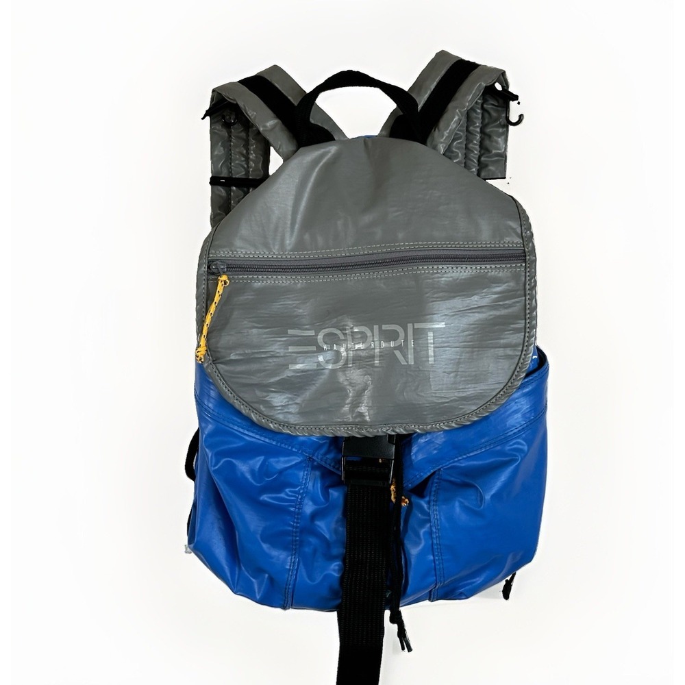 Vintage Rare 90s Y2K ESPRIT Haute Route Backpack Bag - Hip Hop Streetwear Vinyl